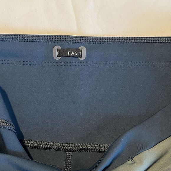 Athleta x Allyson Felix Leggings Blue/Gray Cropped Size L Activewear Gym Train - Picture 11 of 15